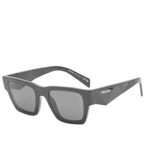 Prada PR A06S 50 Dark Grey & Black Sunglasses .